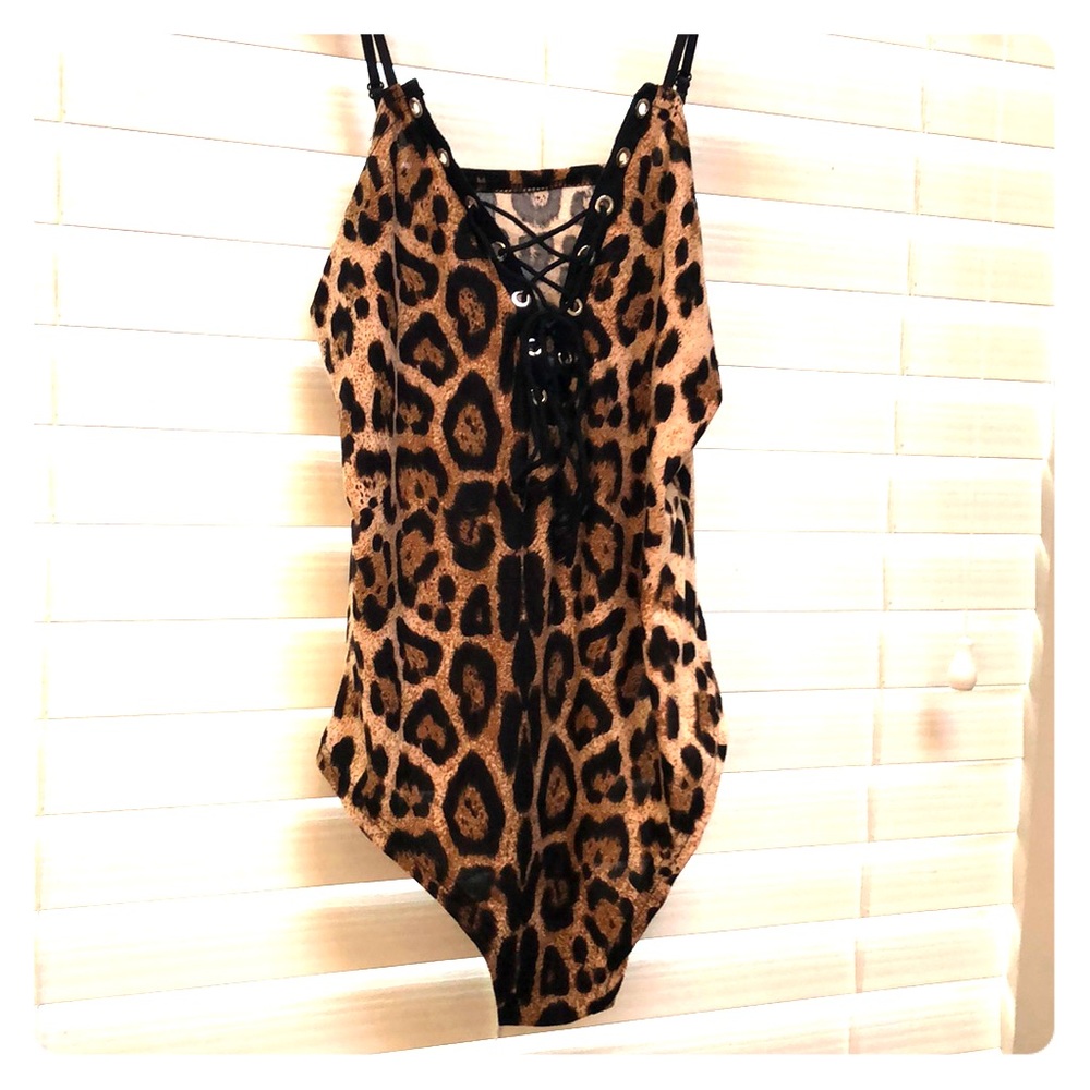 Cheetah print bodysuit